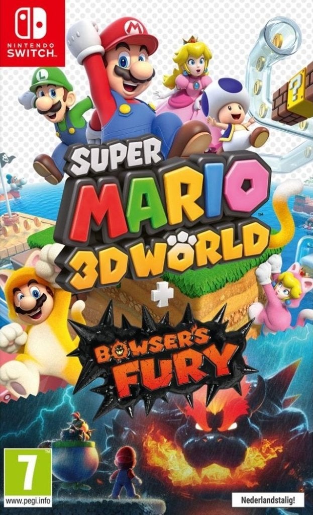 Super Mario 3D World + Bowser's Fury Switch €36,99, Avontuur en Actie, Ophalen of Verzenden, Zo goed als nieuw, 3 spelers of meer