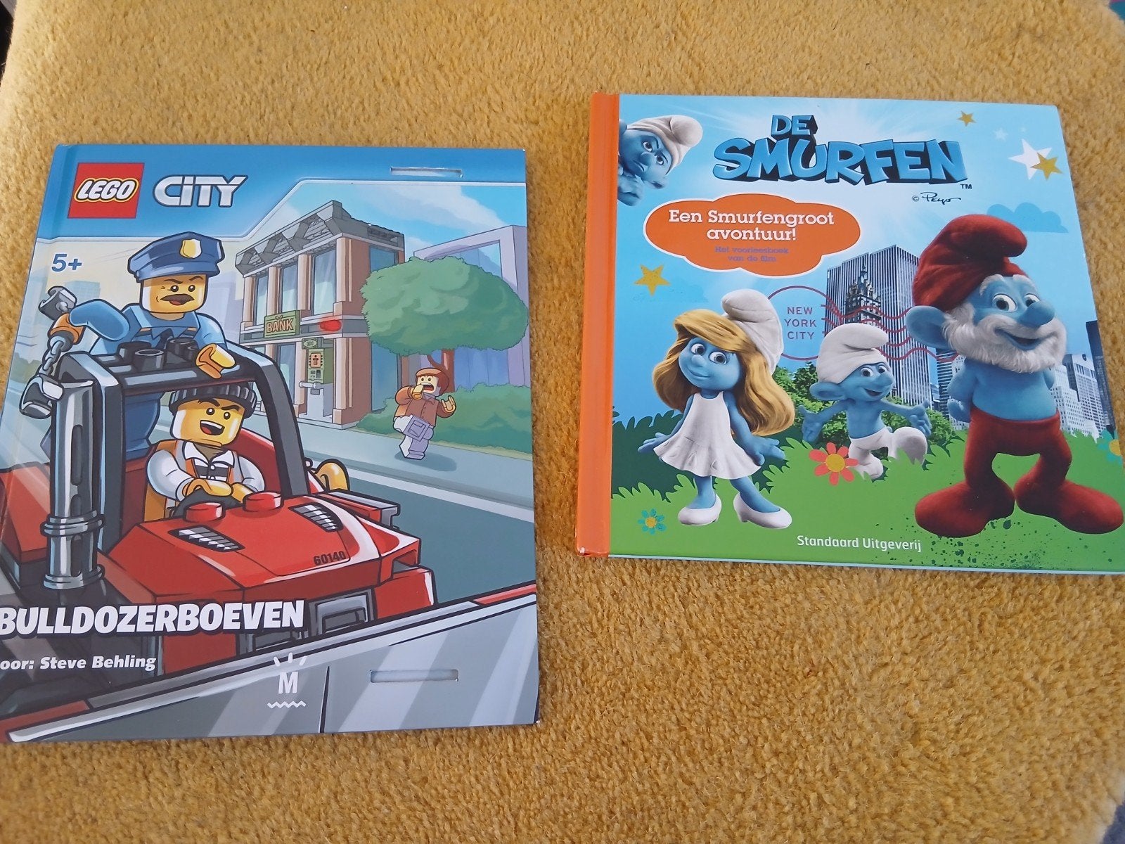 Lego city en Smurfenboek, Ophalen, Gelezen