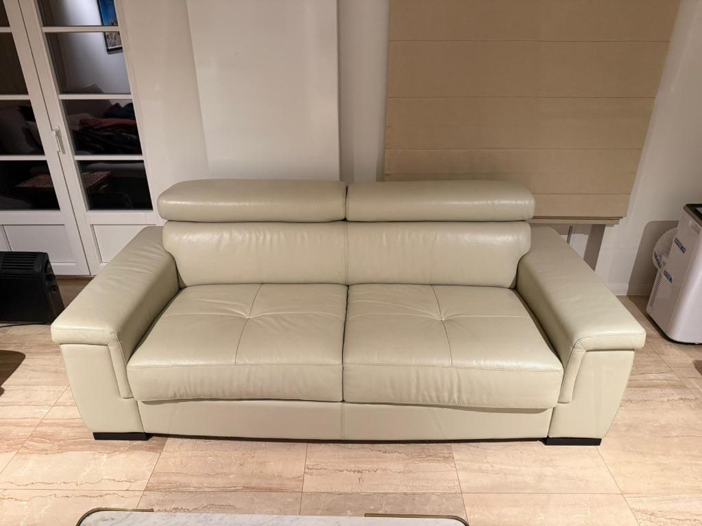 Sofa bed leder, Queen size, 140 cm, Enlèvement, Utilisé