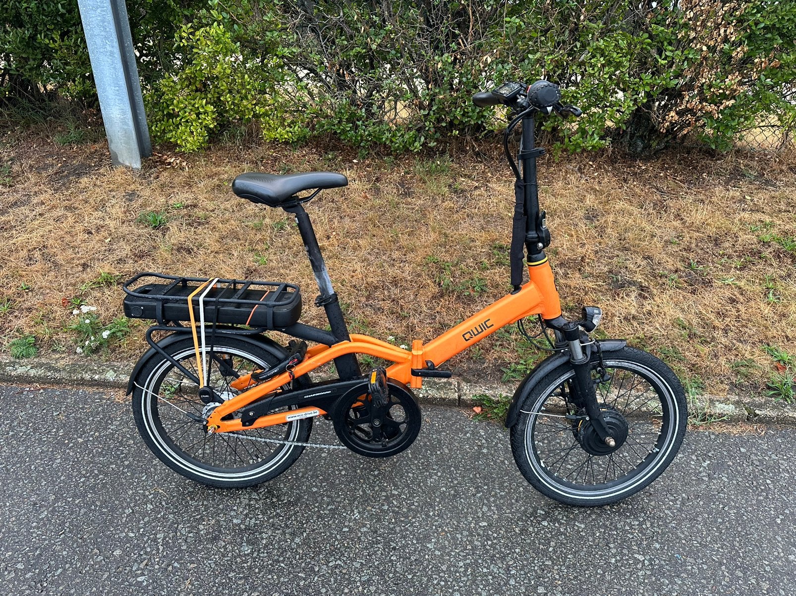 Elektrische plooifiets Qwic, Fietsen en Brommers, Fietsen | Vouwfietsen, Ophalen, Zo goed als nieuw