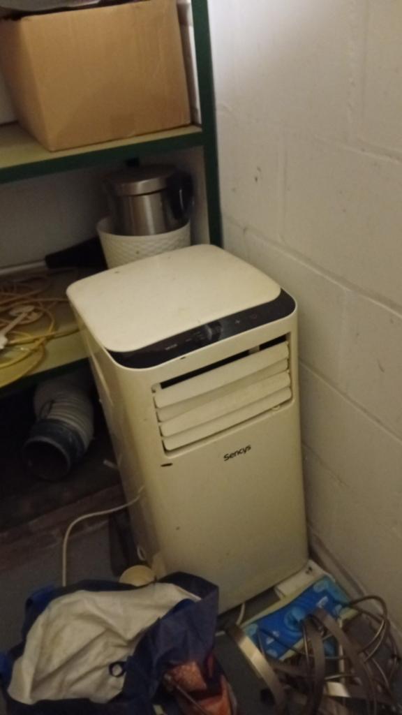 mobile airco, Enlèvement