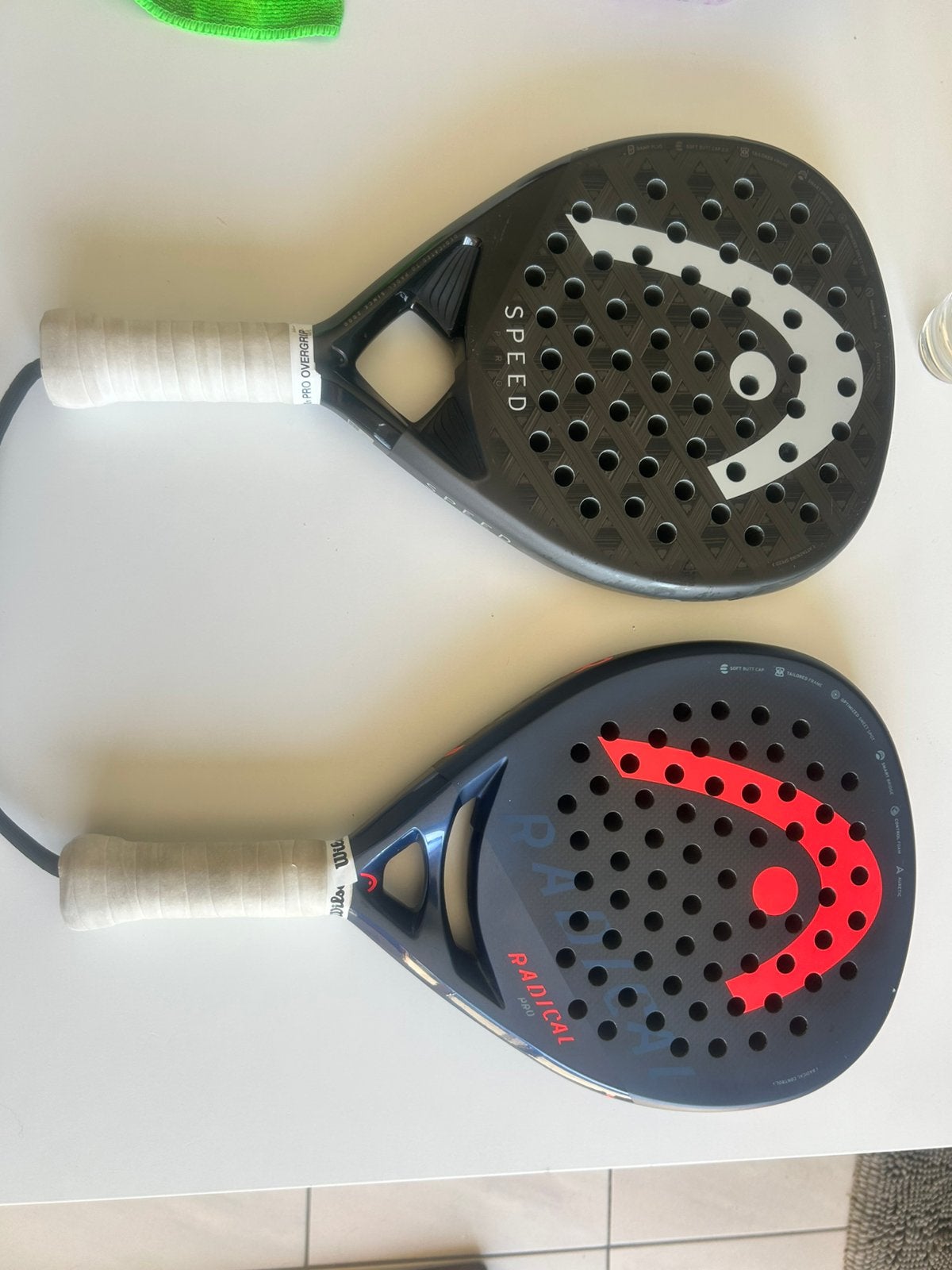 Head radical pro en head speed pro, Sports & Fitness, Enlèvement, Comme neuf