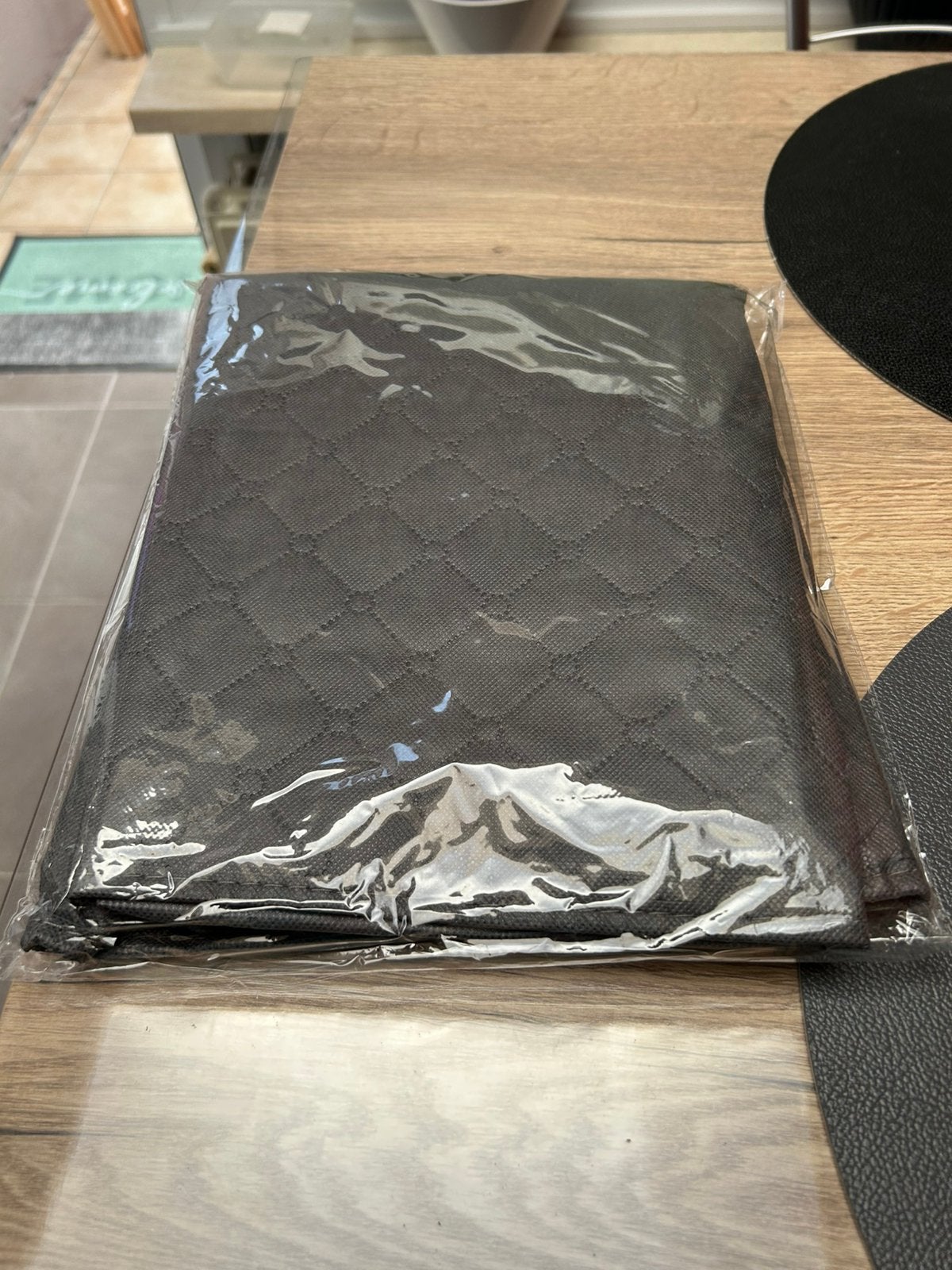 Tas met doorkijkvenster, Ophalen, Nieuw, Grijs