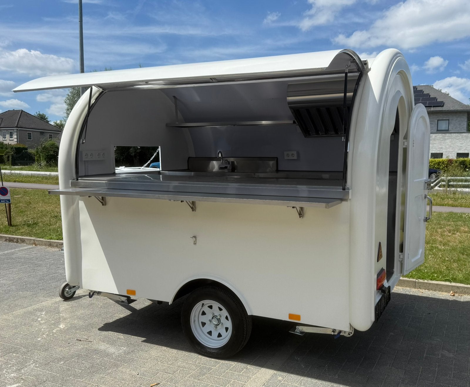 Foodtrailer, Ophalen
