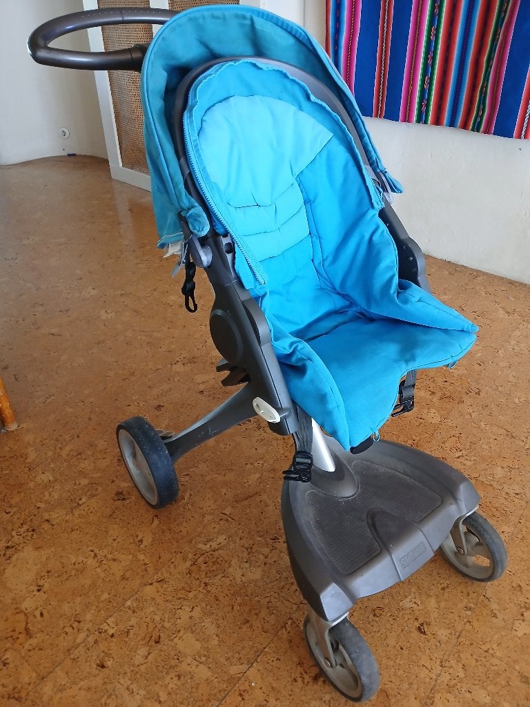 Stokke Xplory Kinderwagen en Buggy met accessoires, Ophalen, Gebruikt, Verstelbare rugleuning