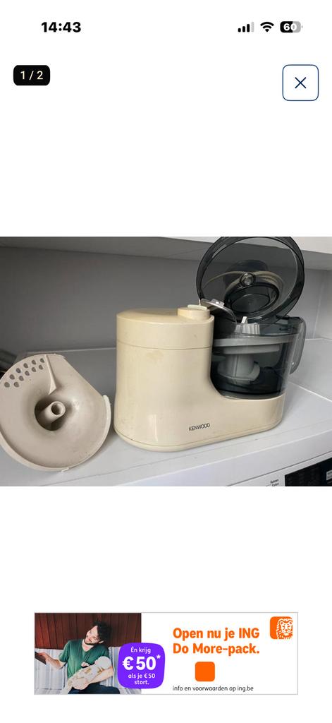 Keuken robot, Ophalen of Verzenden, Zo goed als nieuw