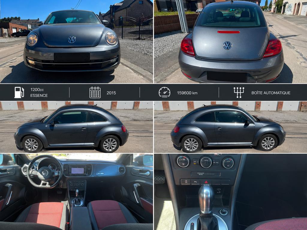 Vw new beetels 2015 euro 6b boîte automatique, Argent ou Gris, Achat, Euro 6, 5 places