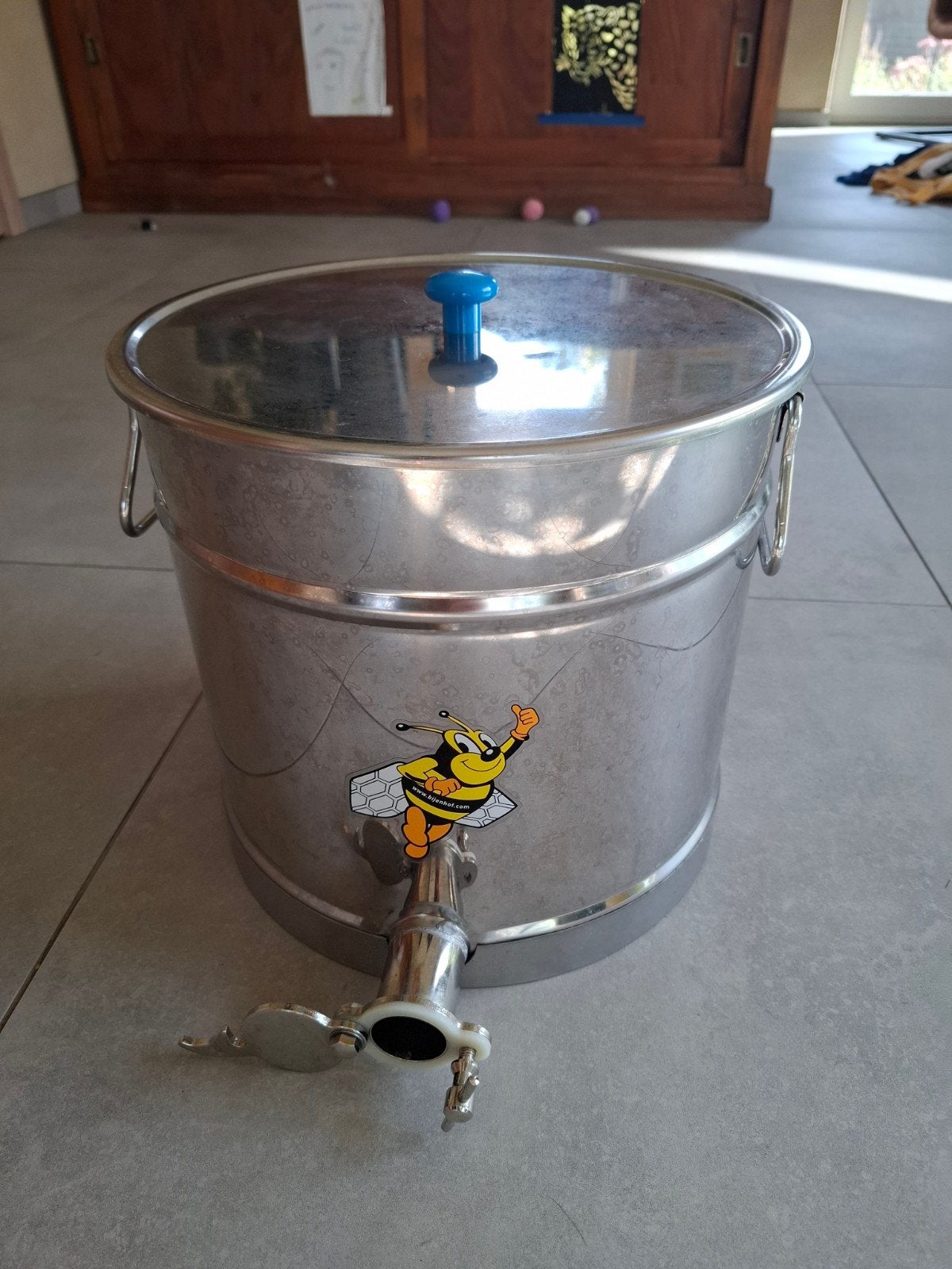 vulemmer honing 30x32 cm, Enlèvement, Comme neuf, Inox, Avec couvercle