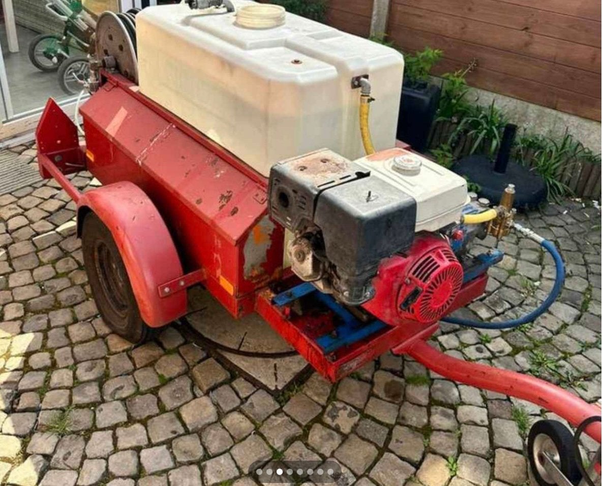 Deboucheur hp rioned, Jardin & Terrasse, Nettoyeurs haute pression, Enlèvement, Utilisé, Essence, Avec pression d'eau réglable