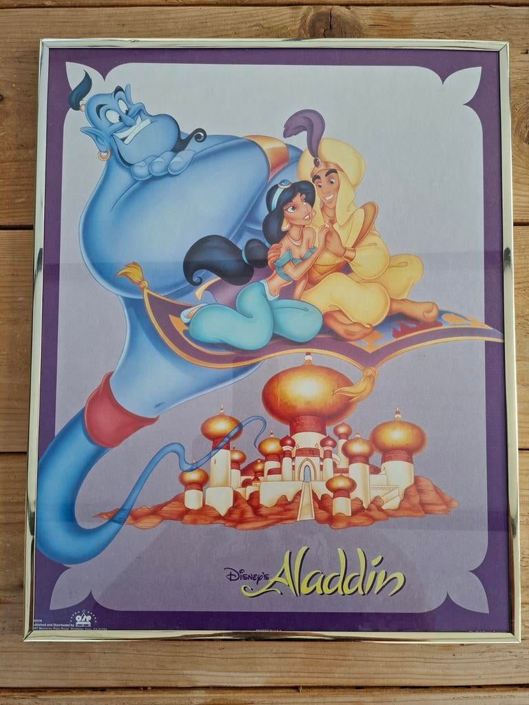 Alladin filmposter *origineel 1992, Ophalen of Verzenden