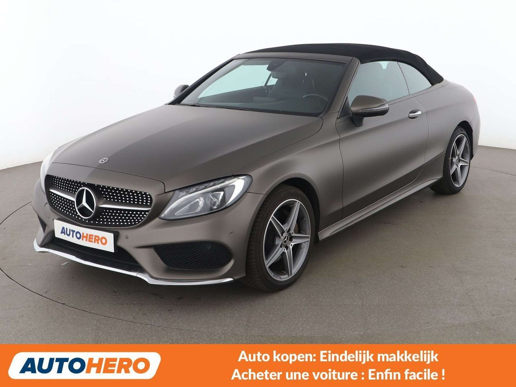 Mercedes-Benz C-Klasse 180 C 180 AMG Line (bj 2018), Auto's, Mercedes-Benz, 4 zetels, Achterwielaandrijving, Gebruikt, Zwart