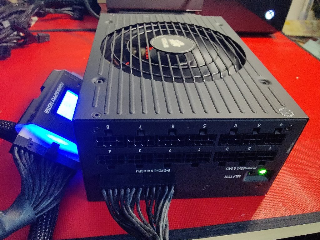 Corsair AX1200i 1200W Platinum + câbles, Enlèvement, Utilisé