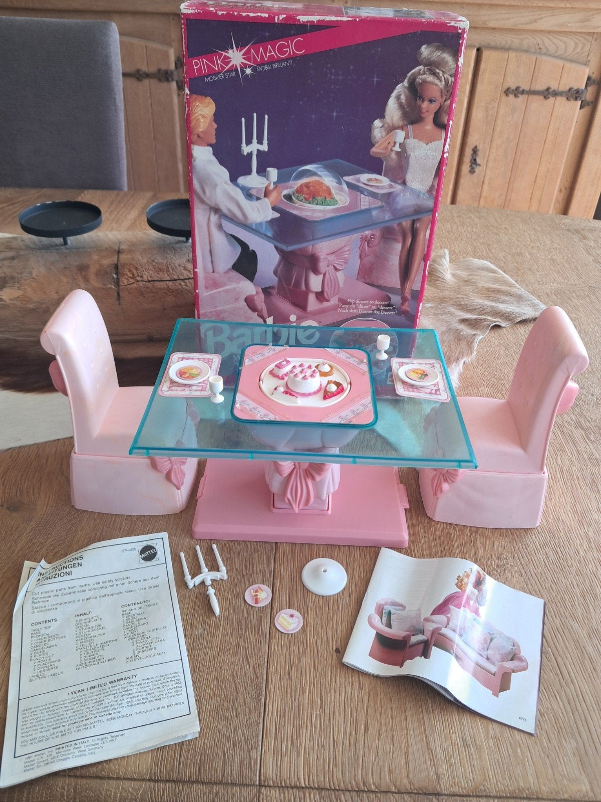 Barbie Magic Action Dining Set, Kinderen en Baby's, Speelgoed | Poppen, Barbie, Ophalen