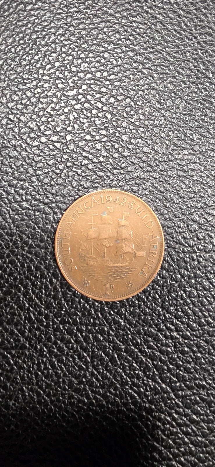 Zuid-Afrika one penny 1942, Postzegels en Munten, Ophalen of Verzenden, Zuid-Afrika