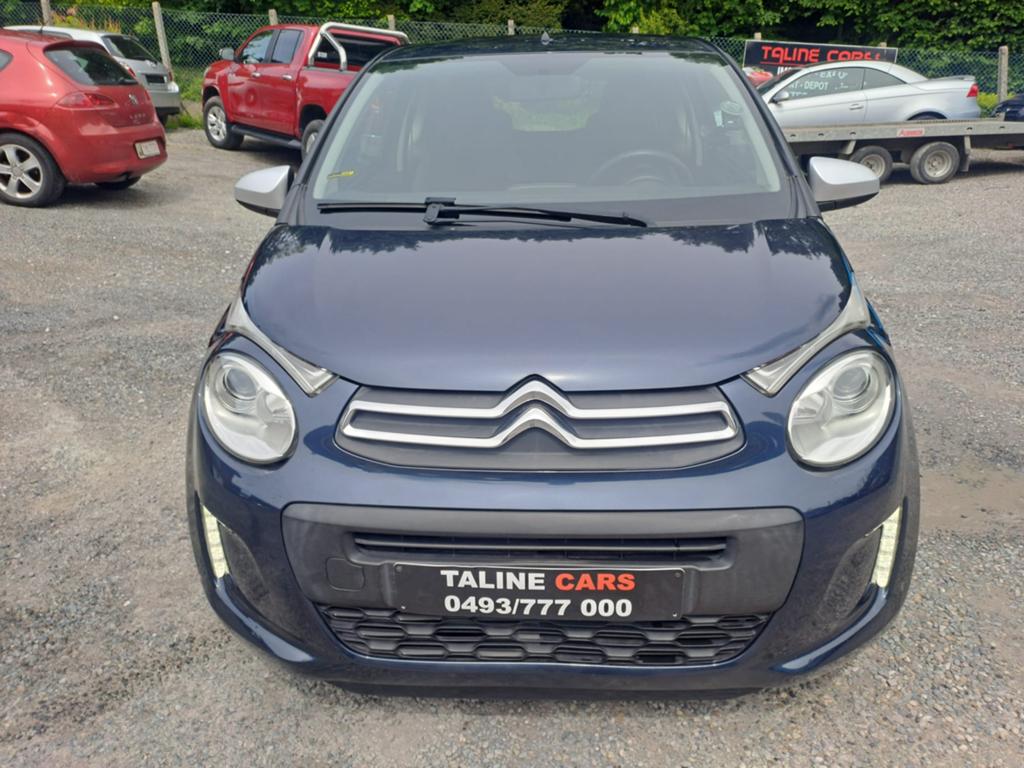 Citroën C1 (34), Auto's, Voorwielaandrijving, Euro 5, Stof, Zwart