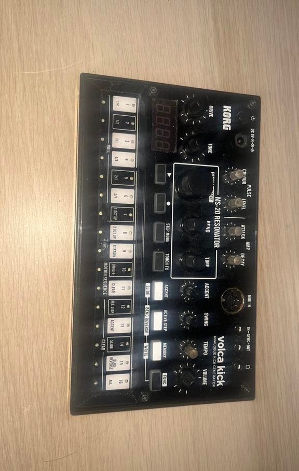 Korg volca kick, Muziek en Instrumenten, Ophalen of Verzenden, Zo goed als nieuw