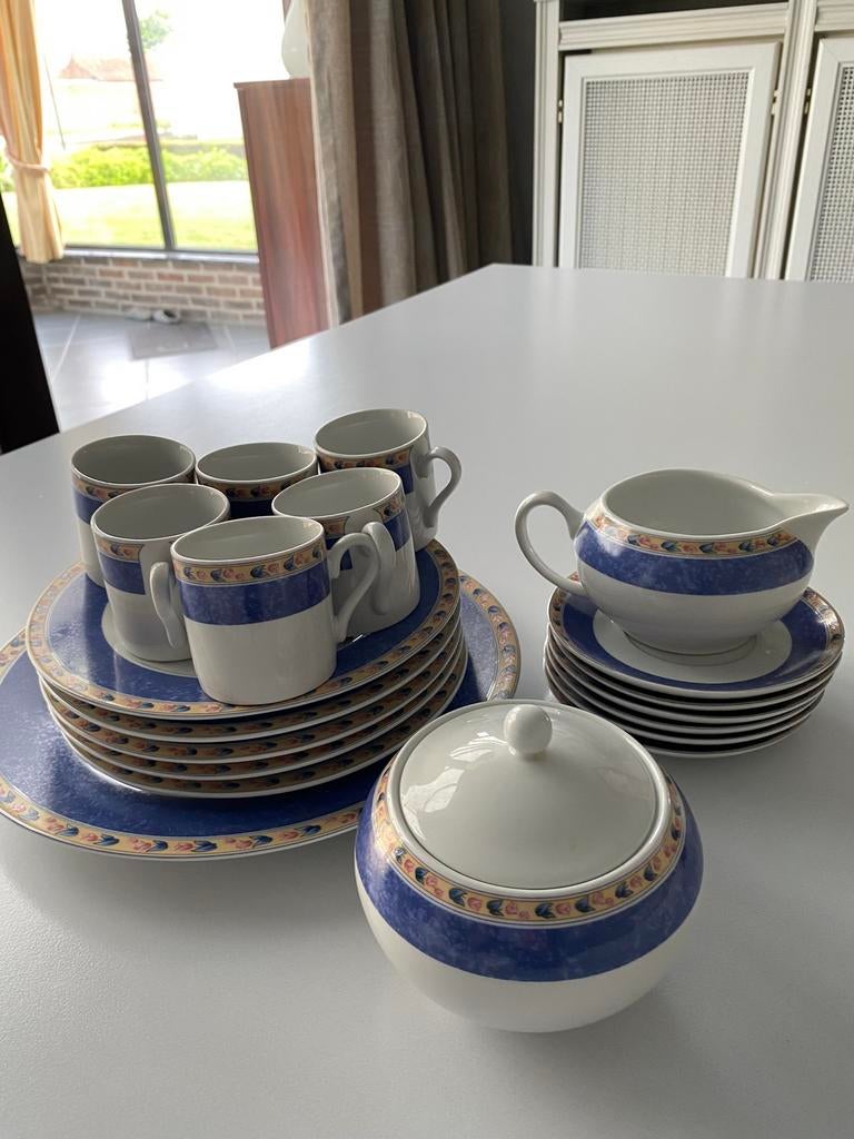 Koffieservies, Ophalen