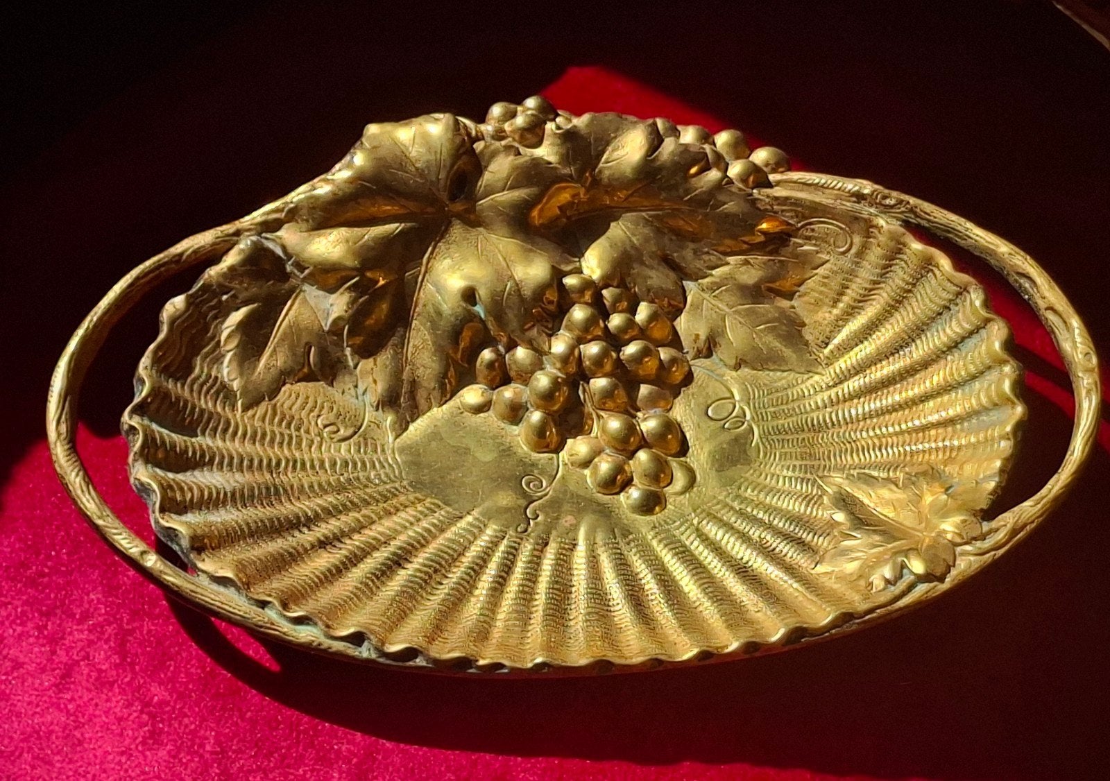 CENTRE DE TABLE BRONZE D'ÉPOQUE ART NOUVEAU, Enlèvement ou Envoi, Bronze