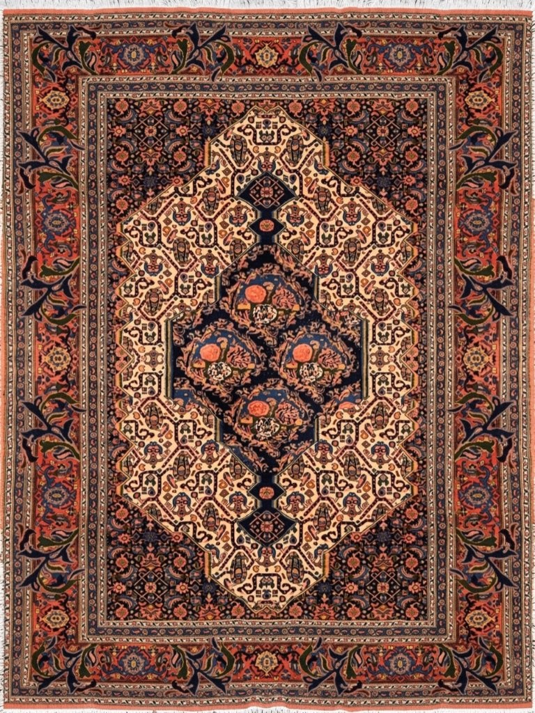 Senneh Iran oosters vloerkleed: 190x290 cm "Galerie Sardje”, Antiek en Kunst, Verzenden