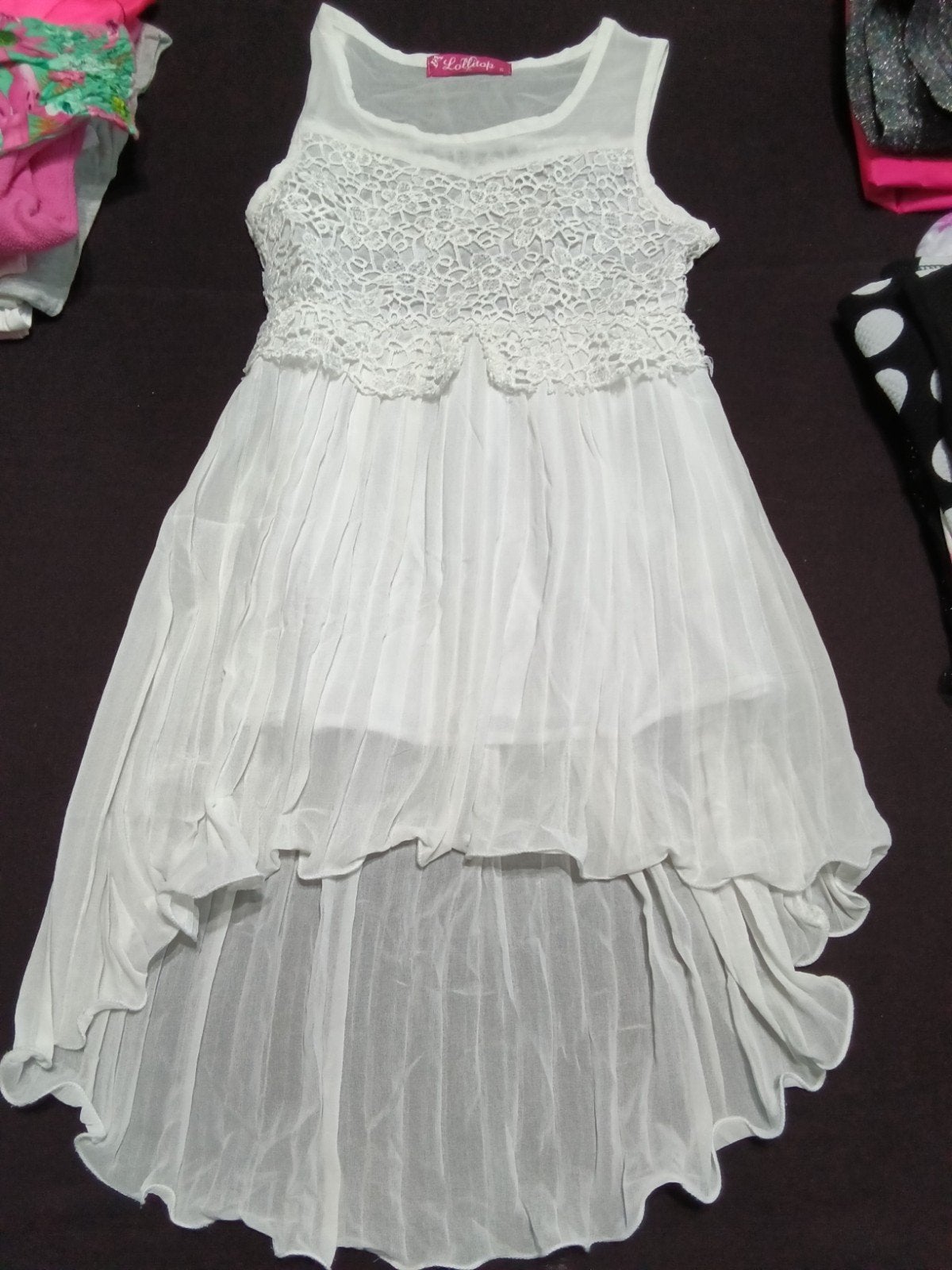 Robe blanche neuve, Enfants & Bébés, Neuf, Robe ou Jupe, Enlèvement ou Envoi, Fille