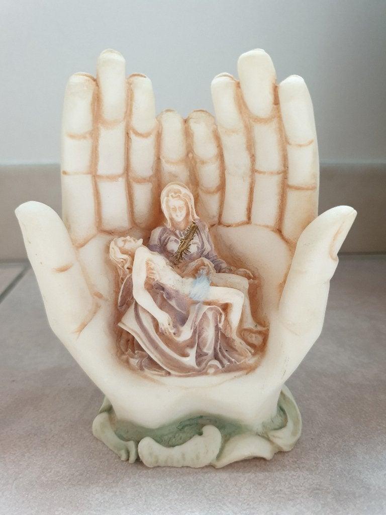 Beeld Pietà Michelangelo Jezus Maria Handen, Antiek en Kunst, Ophalen