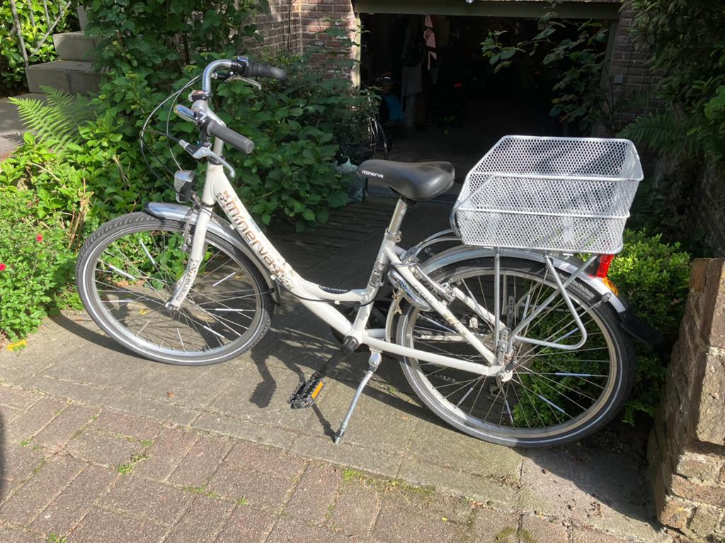 Minerva City Line 24", Fietsen en Brommers, Fietsen | Meisjes, Ophalen, Velgrem, Versnellingen, Gebruikt