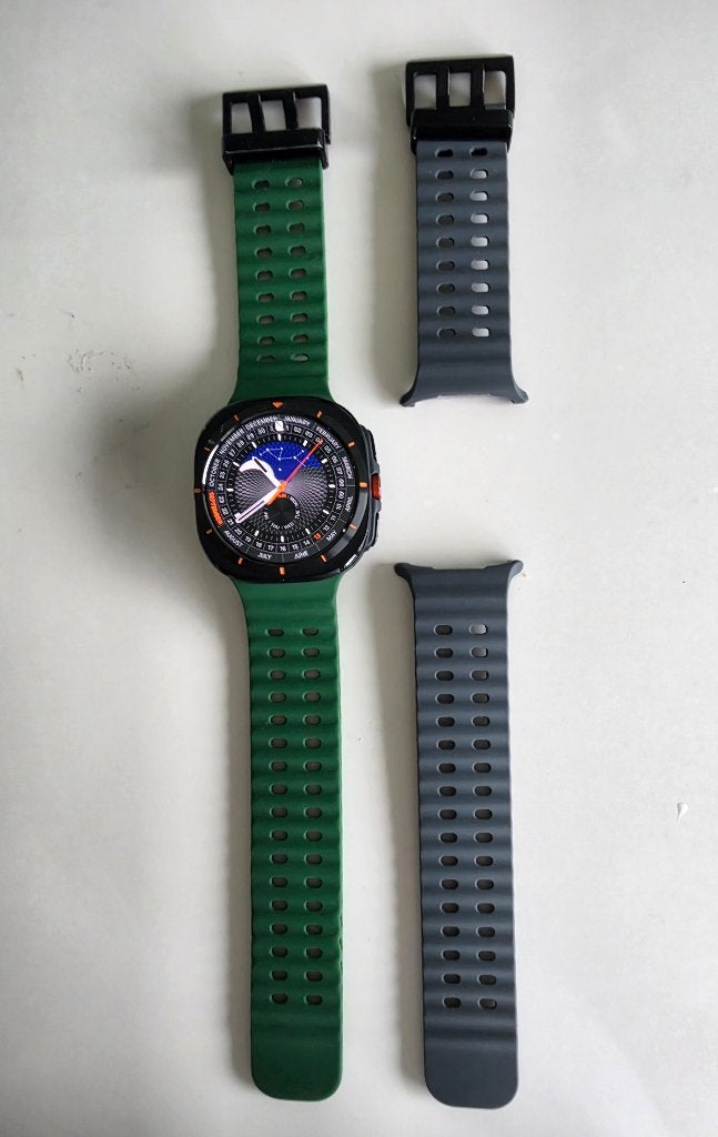 Galaxy watch ultra, Étanche, Utilisé, Android, Vert