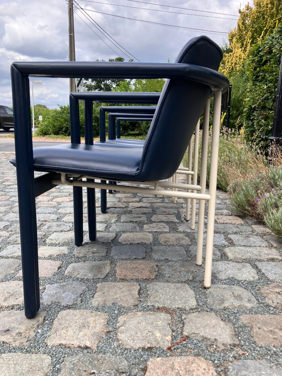 Design stoelen ontworpen door Hugo de Ruiter, Ophalen, Zo goed als nieuw, Metaal