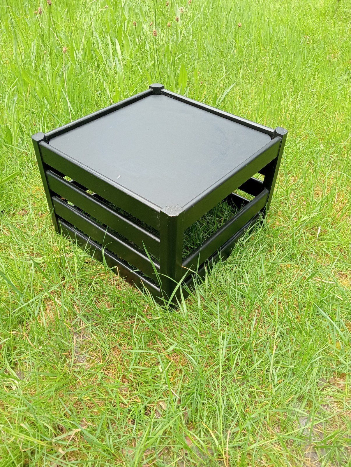 Bijzettafeltje met bijpassend top plankje, Huis en Inrichting, Ophalen, Minder dan 45 cm, Minder dan 55 cm, Vierkant
