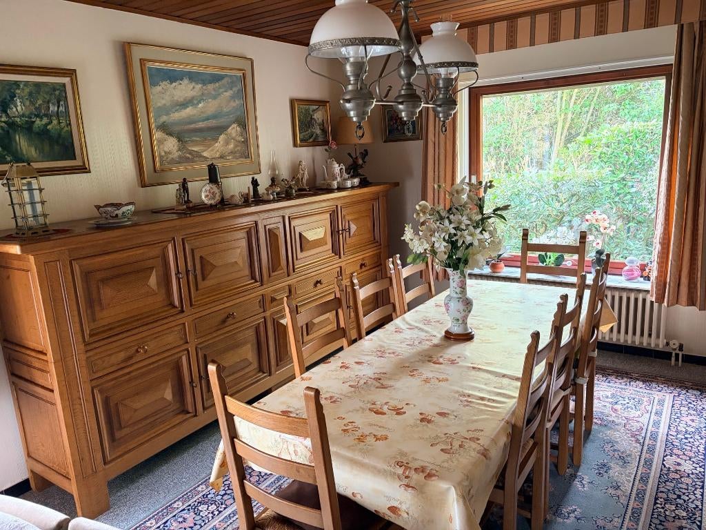 SALLE  A MANGER EN CHENE, Enlèvement, Utilisé, Type Brabant