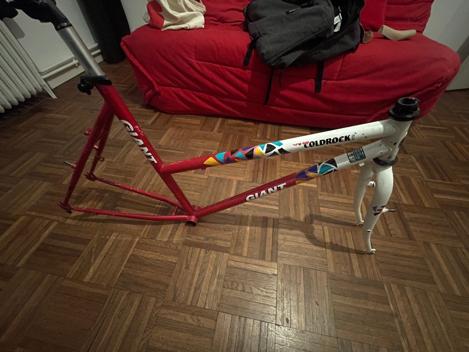 Cadre giant coldrock vintage mtb retro 26”, Vélos & Vélomoteurs, Enlèvement, Utilisé, Femmes, Giant
