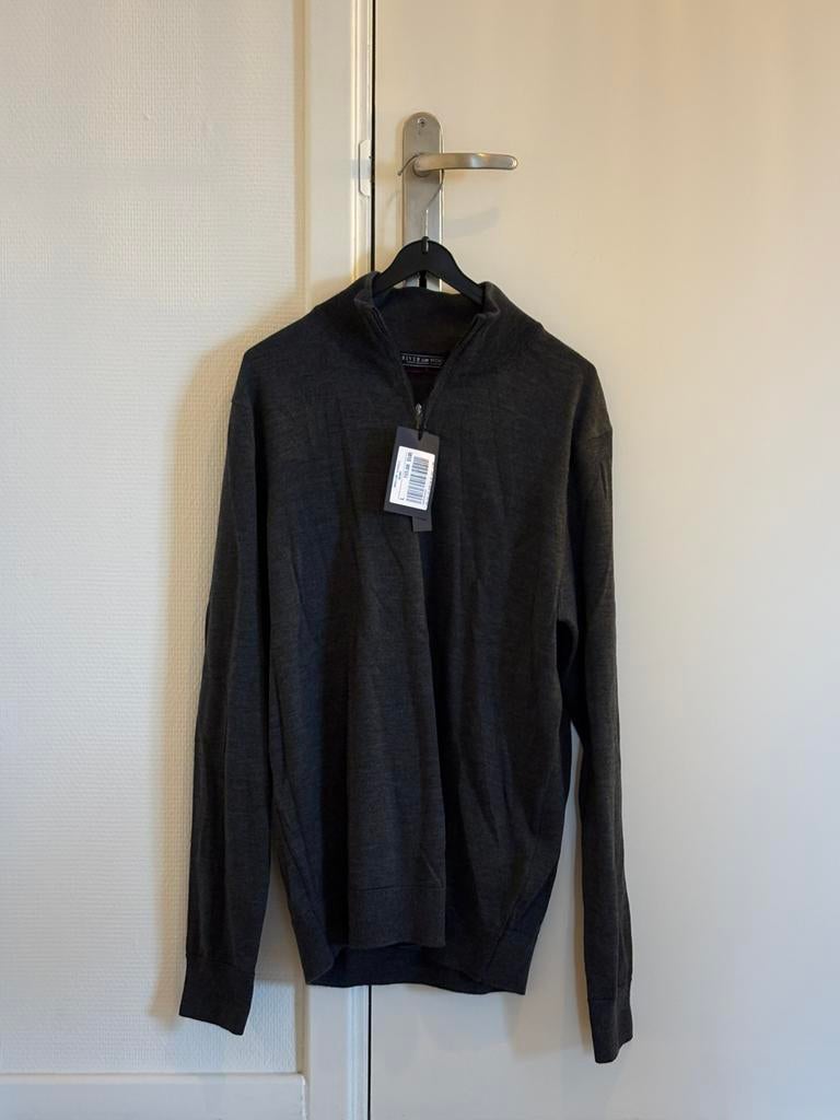 Pull zippé River Woods NOUVEAU !, Vêtements | Hommes, Pulls & Vestes, Enlèvement ou Envoi, Neuf, Taille 52/54 (L), Gris