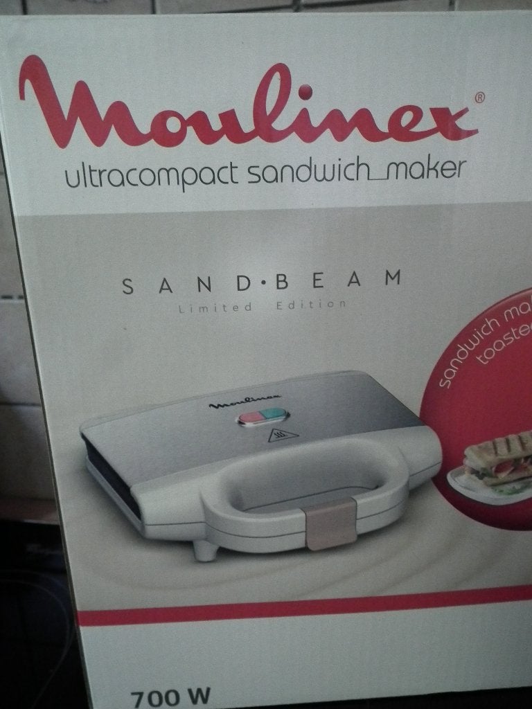 Moulinex ultracompacte tosti-ijzer 700W, Elektronische apparatuur, Verzenden