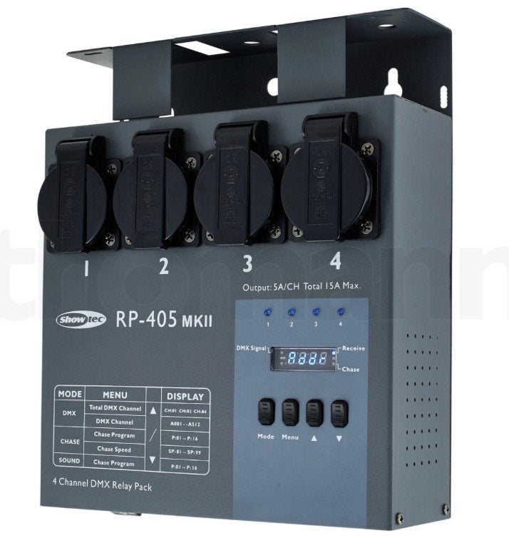 Showtec RP405 MK2 Relay Pack, Musique & Instruments, Enlèvement, Comme neuf