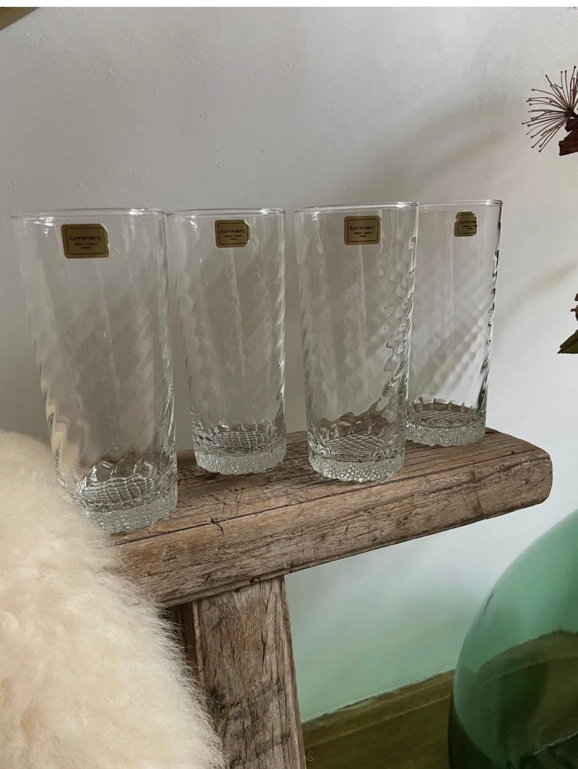 Vintage Luminarc longdrinkglazen (nieuw), Ophalen, Zo goed als nieuw