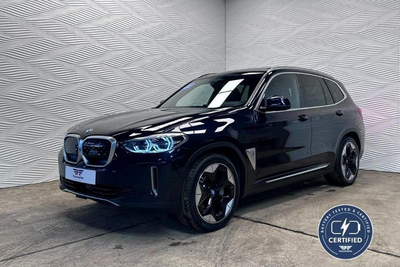 BMW iX3 80 kWh*360 CAM*H/K*HUD*PANO*93.5% SOH*, Gebruikt, 80 kWh, Zwart, 5 deurs