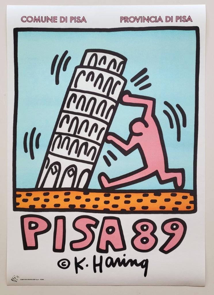 Keith Haring - Pise 89, Antiquités & Art, Art | Lithographies & Sérigraphies, Envoi