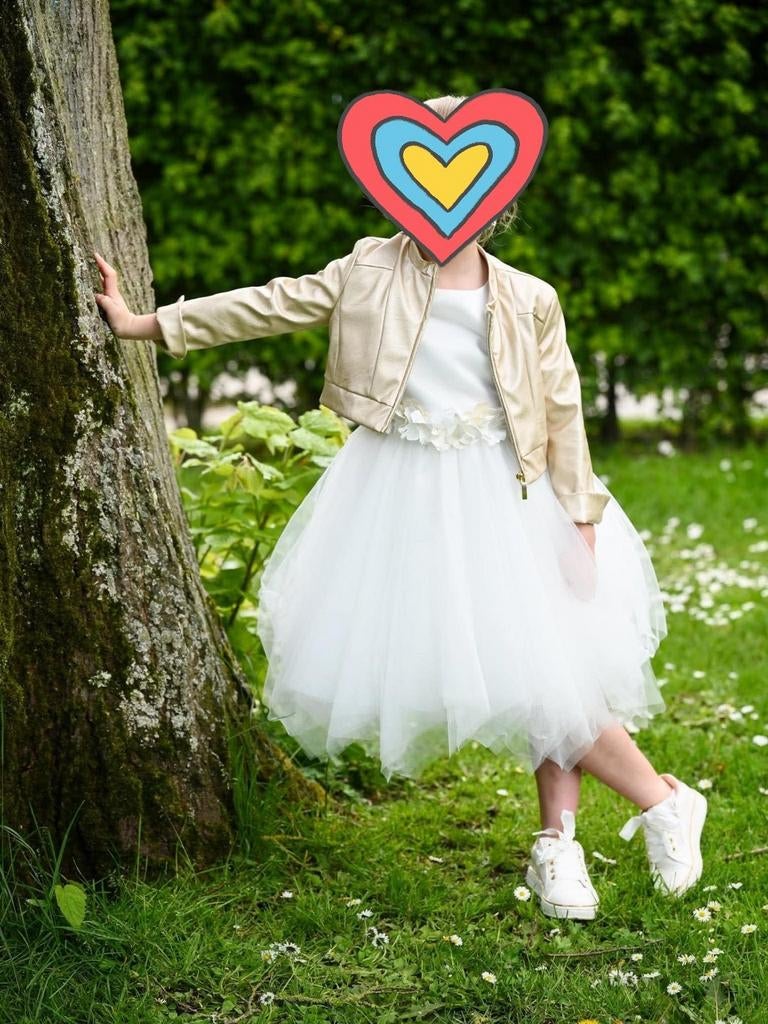 Miss Leod Communiekledij, Kleding | Dames, Miss Leod, Ophalen of Verzenden, Zo goed als nieuw, Wit