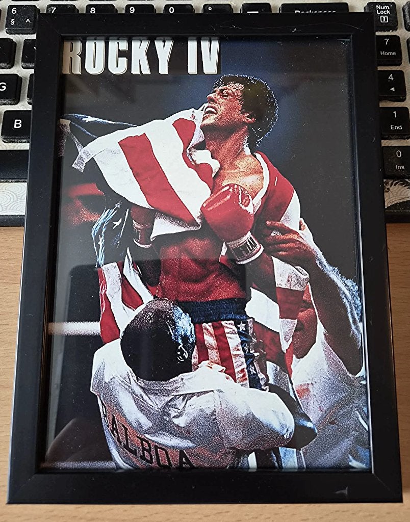 Cadre Rocky IV / Sylvester Stallone, Neuf, Enlèvement, 20 cm, 15 cm