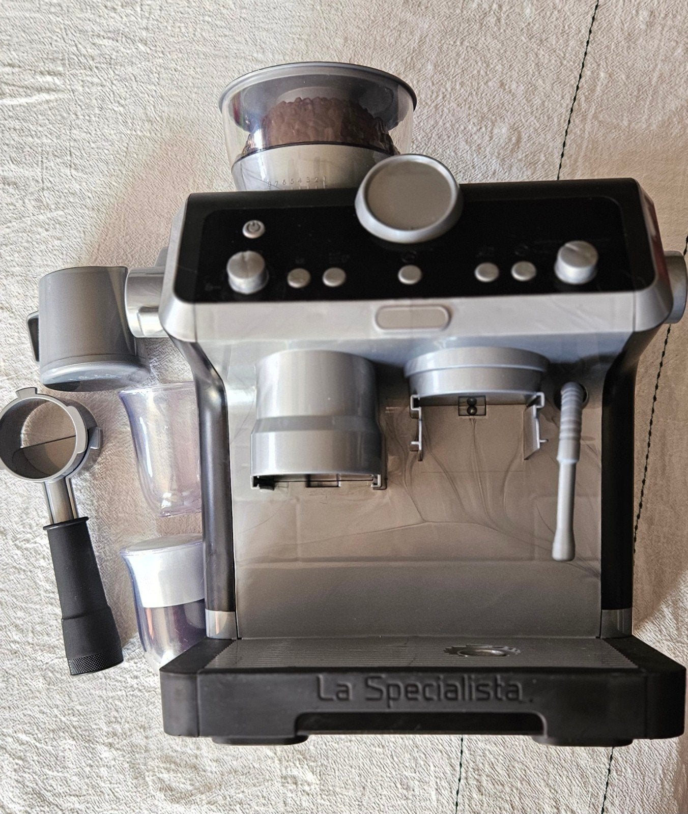Koffiezet Délonghi Barista, Ophalen