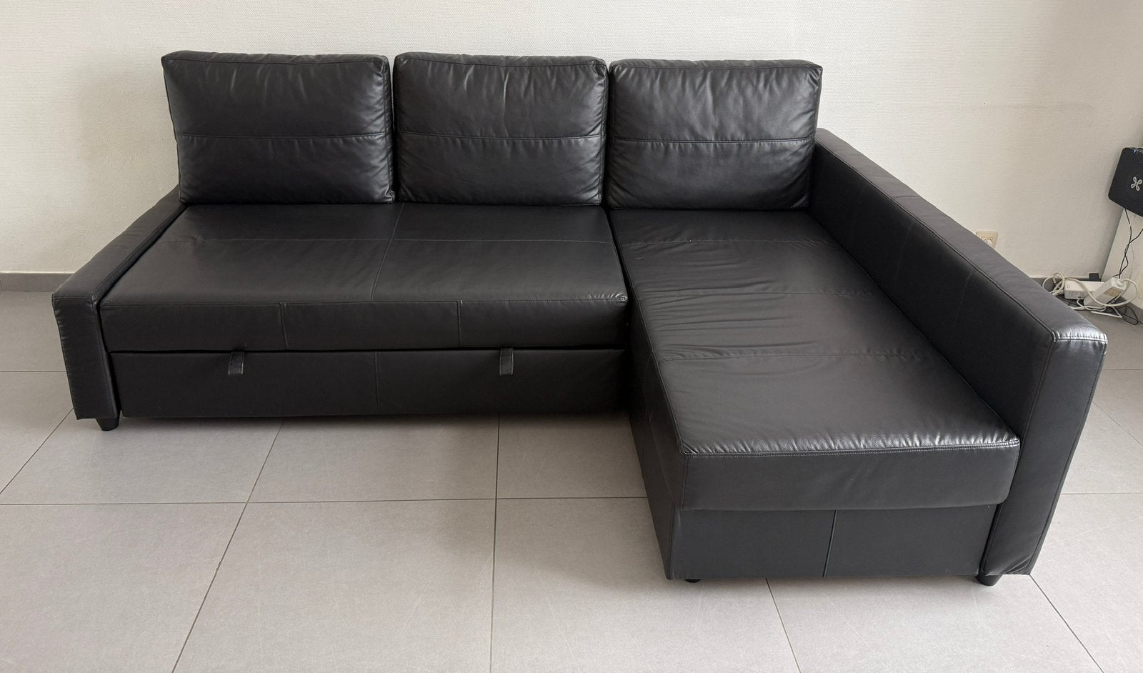 IKEA Friheten – canapé d’angle avec lit livraison possible, Ophalen of Verzenden, Zo goed als nieuw