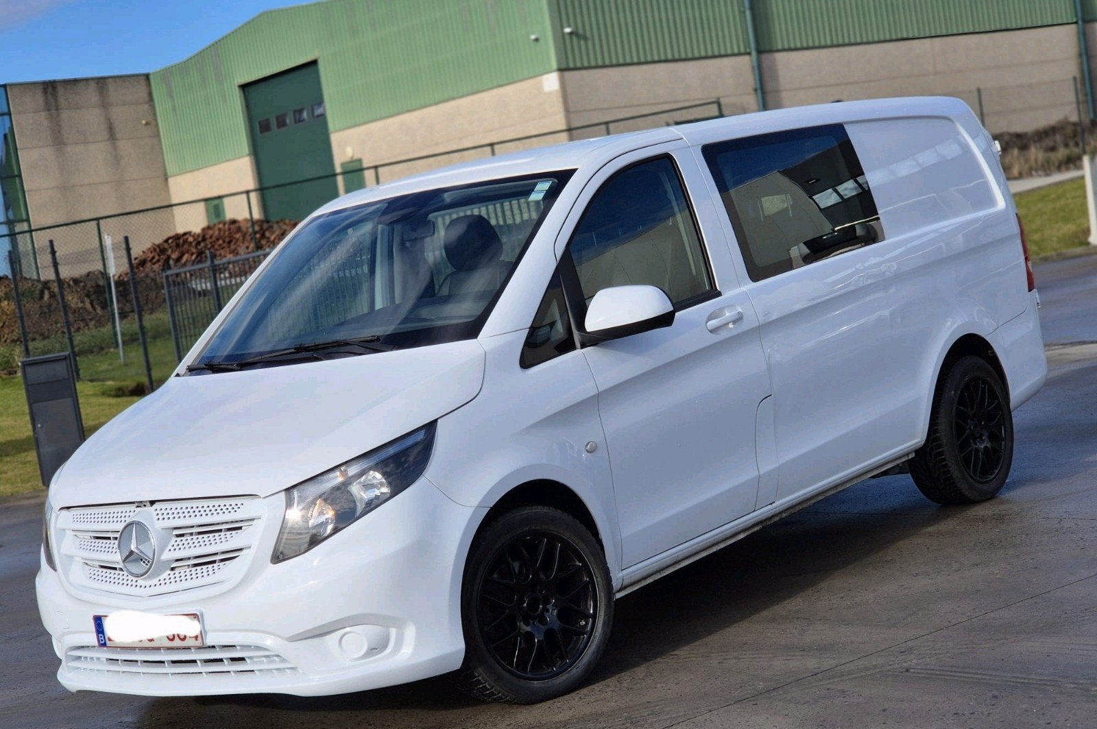 Mercedes vito doub cabine 5pls an2017.235mkm cuir gps 11999€, Autos, Camionnettes & Utilitaires, Cuir, Euro 6, Boîte manuelle