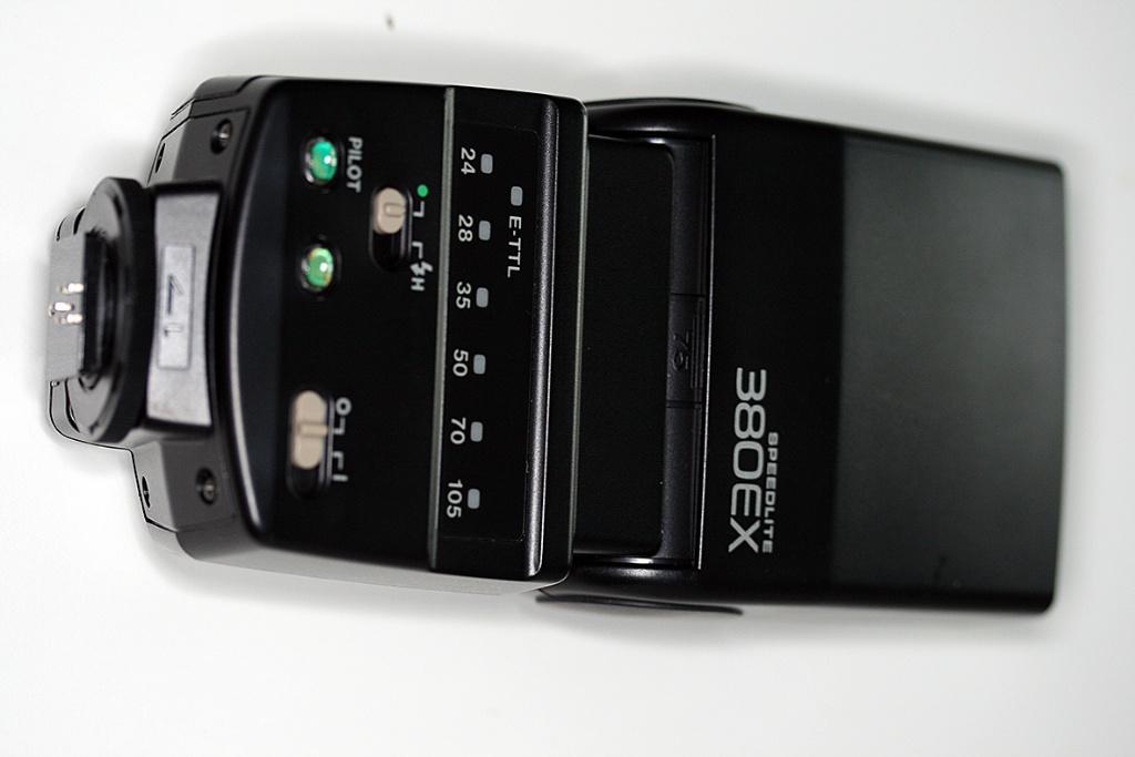 Flits Canon Speedlite 380EX, Ophalen of Verzenden, Zo goed als nieuw, Canon, Kantelbaar