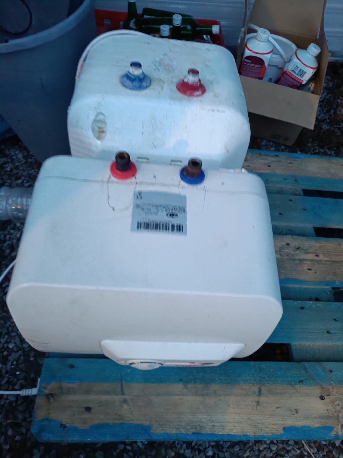 2x SITAM keukenboiler 15L (onderbouw) – werkend – 2000W, Bricolage & Construction, Chauffe-eau & Boilers, Enlèvement, Boiler