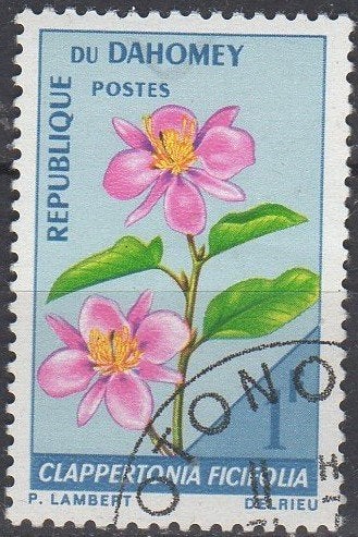 Dahomey - Bolo-bolo-bloem - 1967, Postzegels en Munten, Ophalen of Verzenden, Gestempeld