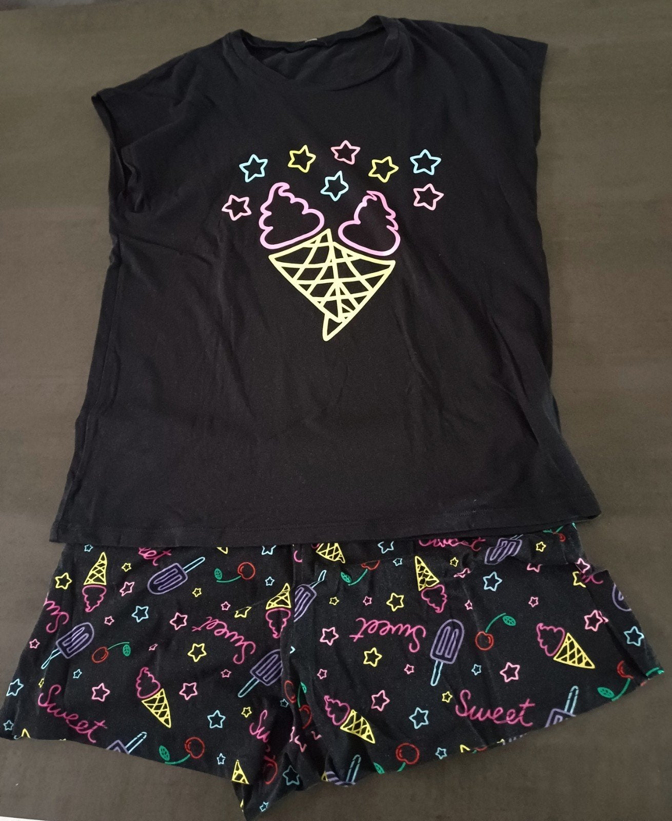 Shortama met fluoprint, Vêtements | Femmes, Tezenis, Enlèvement ou Envoi, Comme neuf, Taille 36 (S)