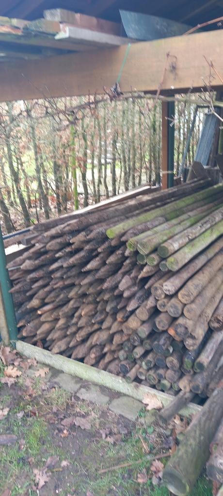 Houten palen, Ophalen, Palen