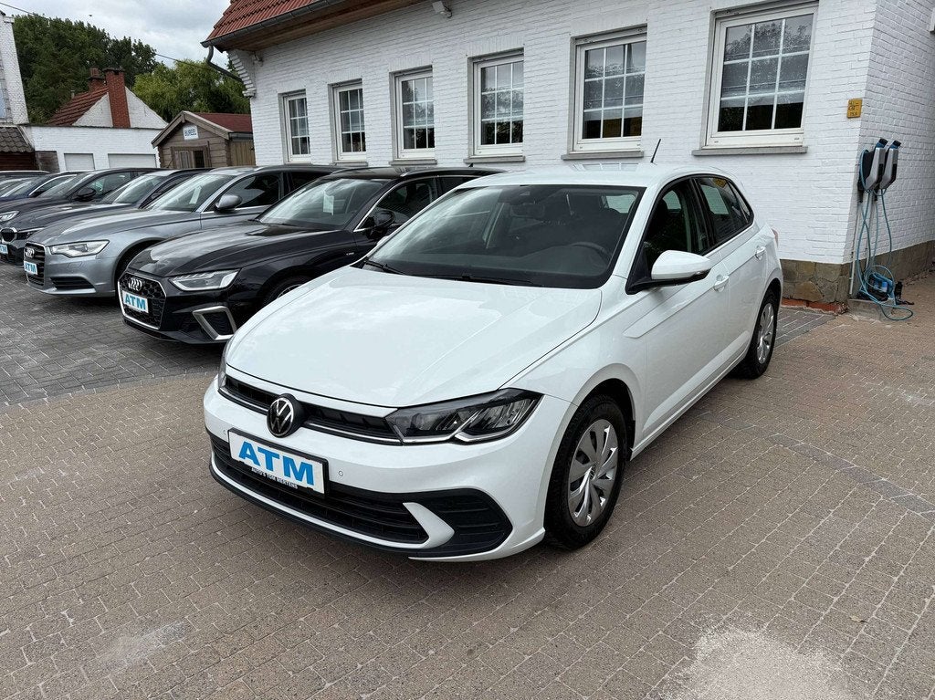 Volkswagen Polo Polo 1.0 Life/Navi/Airco/pdc V&A/Lane & Fron, Stof, Gebruikt, Zwart, Wit