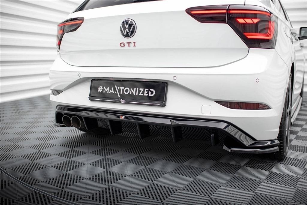 Maxton Design Rear Diffuser Voor Vw Polo GTI MK6 Facelift, Verzenden