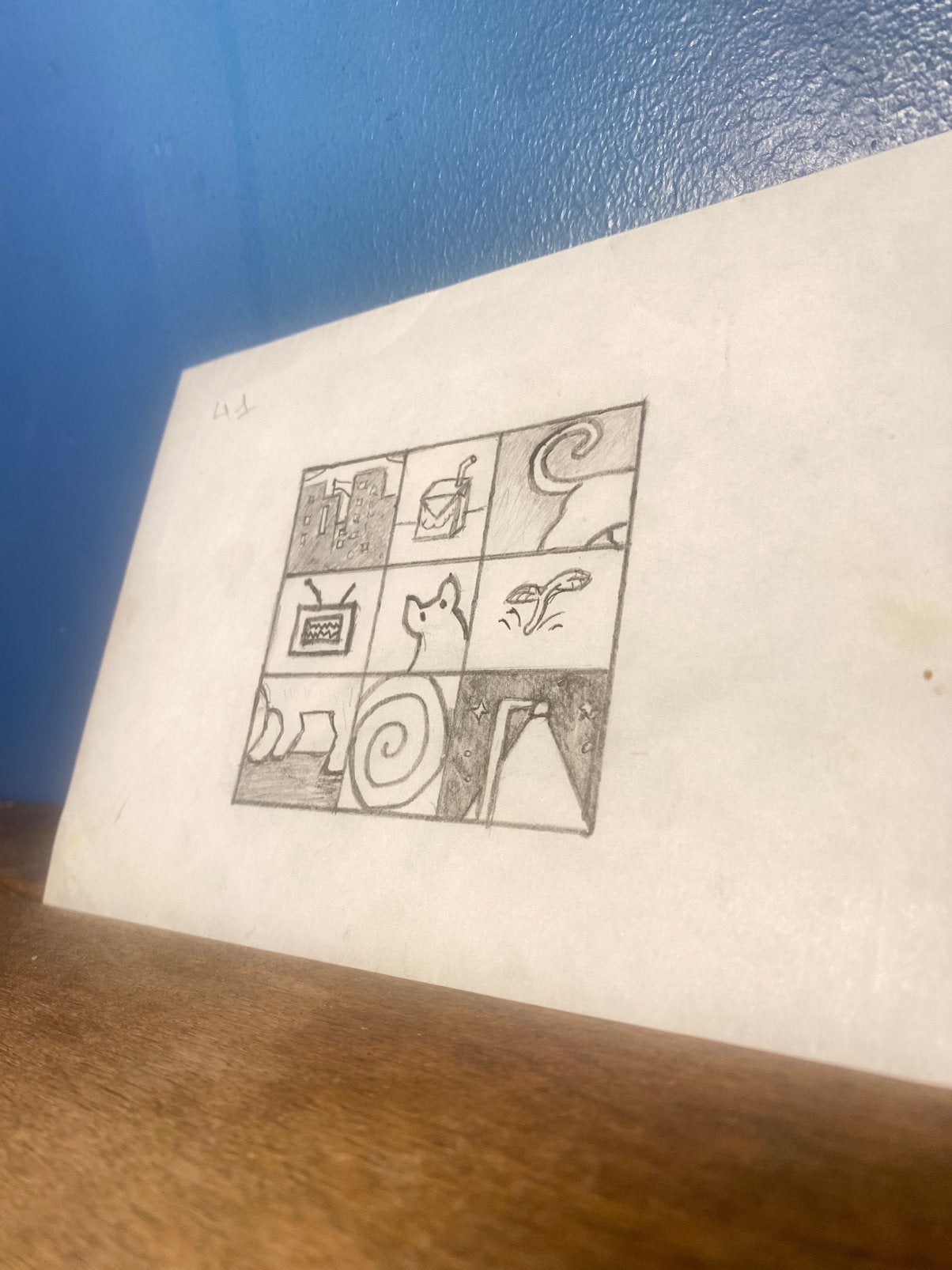 ✉️ Unieke handgetekende enveloppen – Illustratie #1, Postzegels en Munten, Ophalen of Verzenden, Envelop